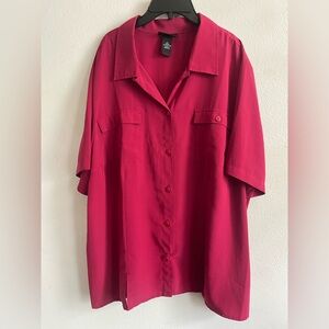 Maggie Barnes Essentials Rich Pink Blouse